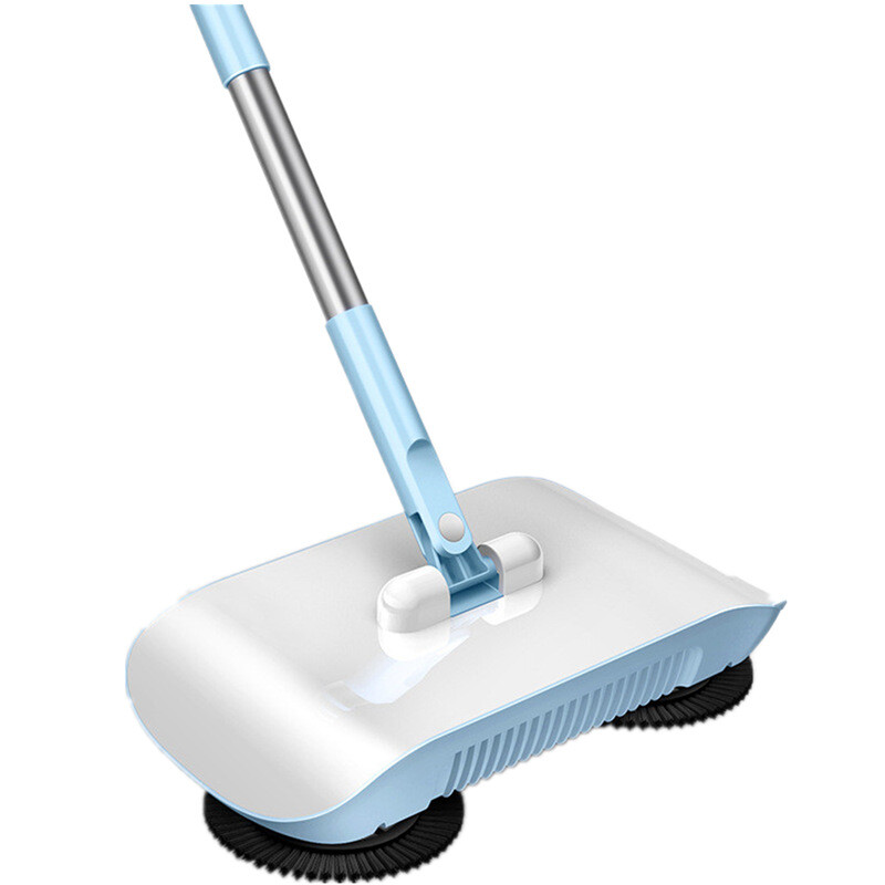 Wet/Dry Vacuum Cleaner Broom for Household Cleaning 180° Rotating Sweeping Mop