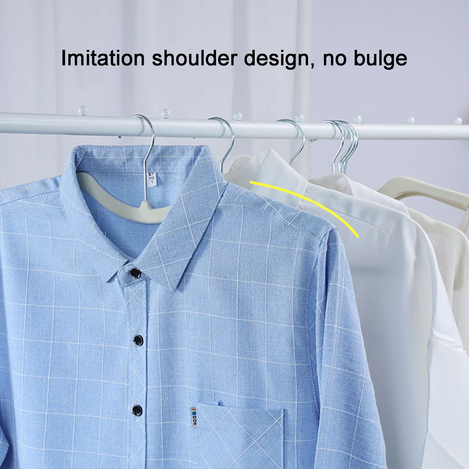 CUTSKY Velvet Hangers 50 Pack, Ultra Slim & Short Neck Hanger, 360 Swivel Hoo…