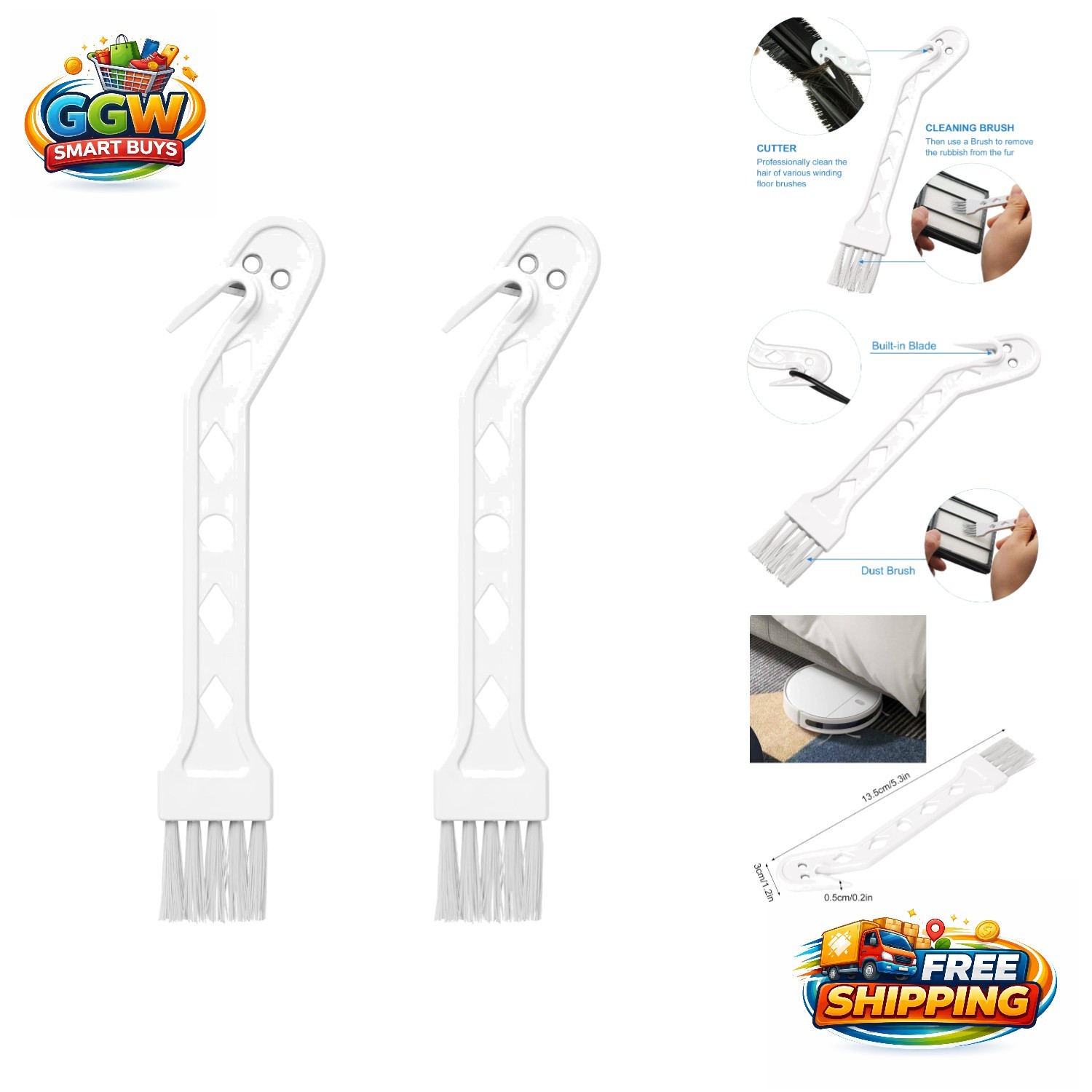 Efficient Handheld Dust Brush for Enhanced Cleaning – Xiaomi Shark Dreame 2-in-1