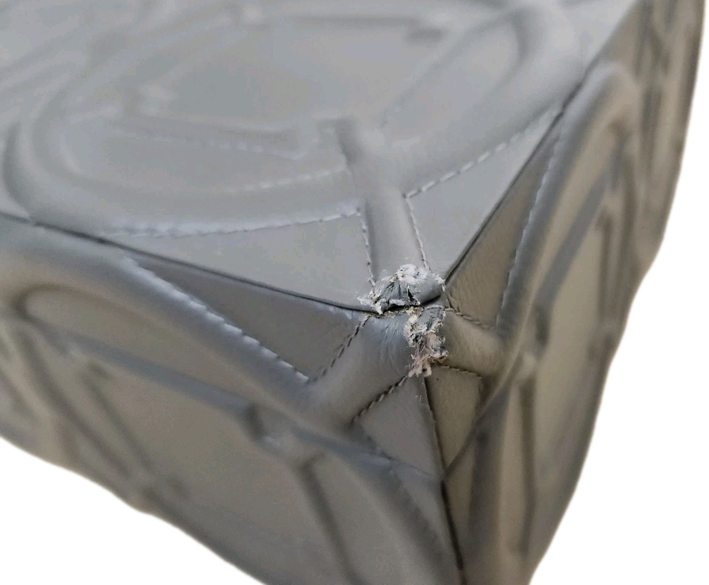 Global Views Large Gray Storage Box for Shoes, Clothing – 19.5″ x 13.5″ x 6.75″