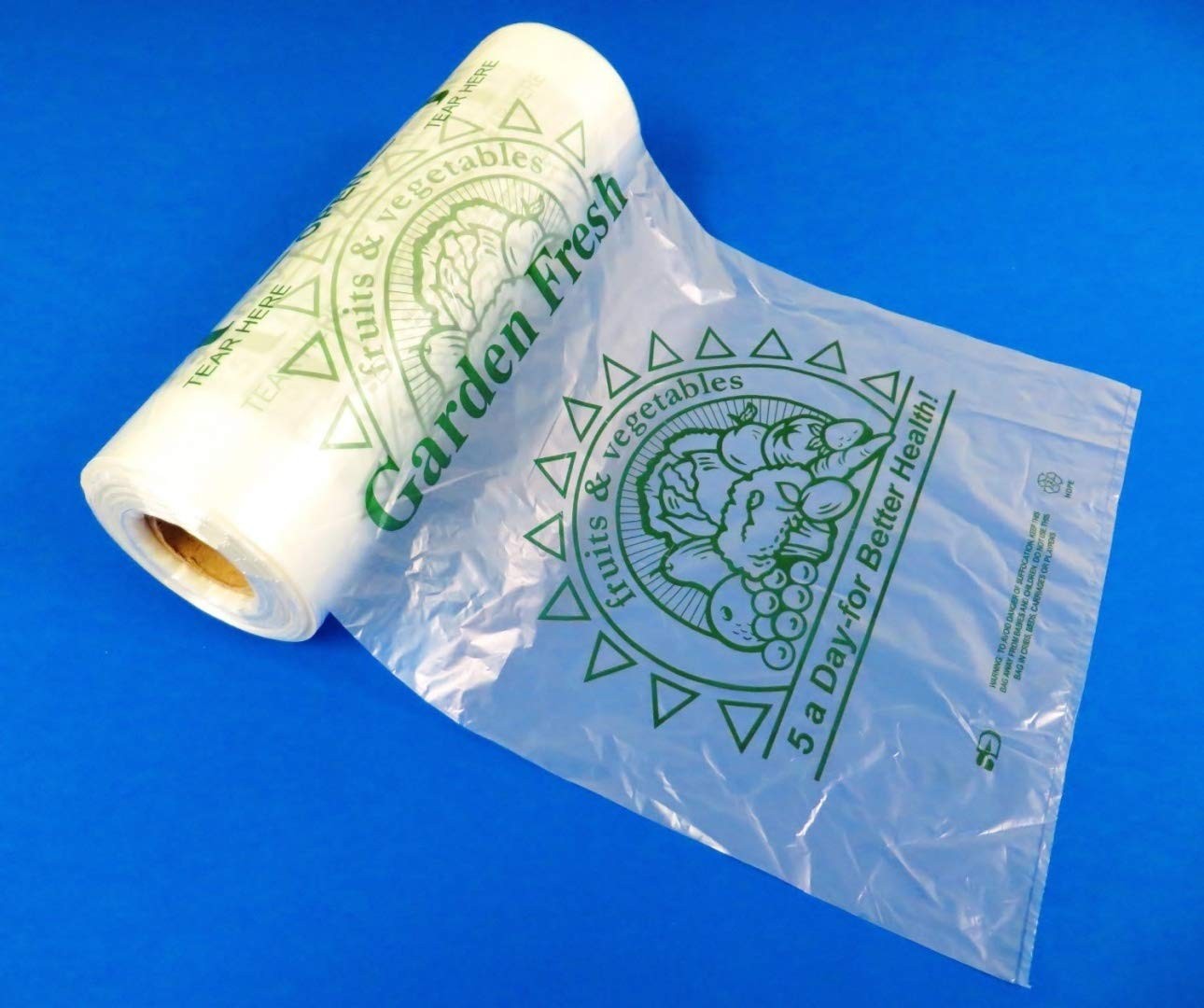 Clear Produce Rolls (HDPE) – 12″X20″ – 2400 Bags/4 Rolls – 11 microns