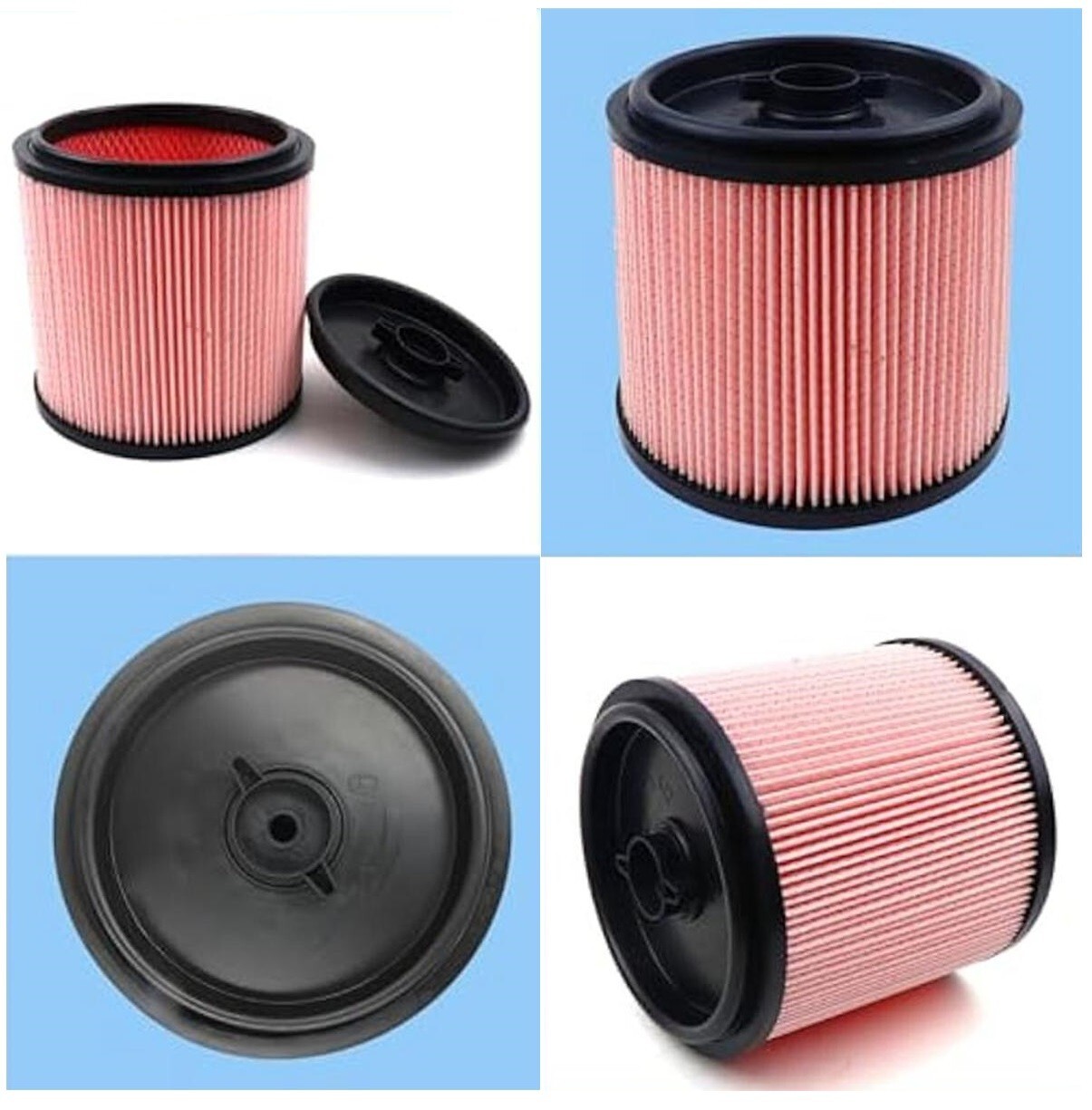 High-Efficiency HEPA Cartridge Filter for Wet/Dry Vacuums