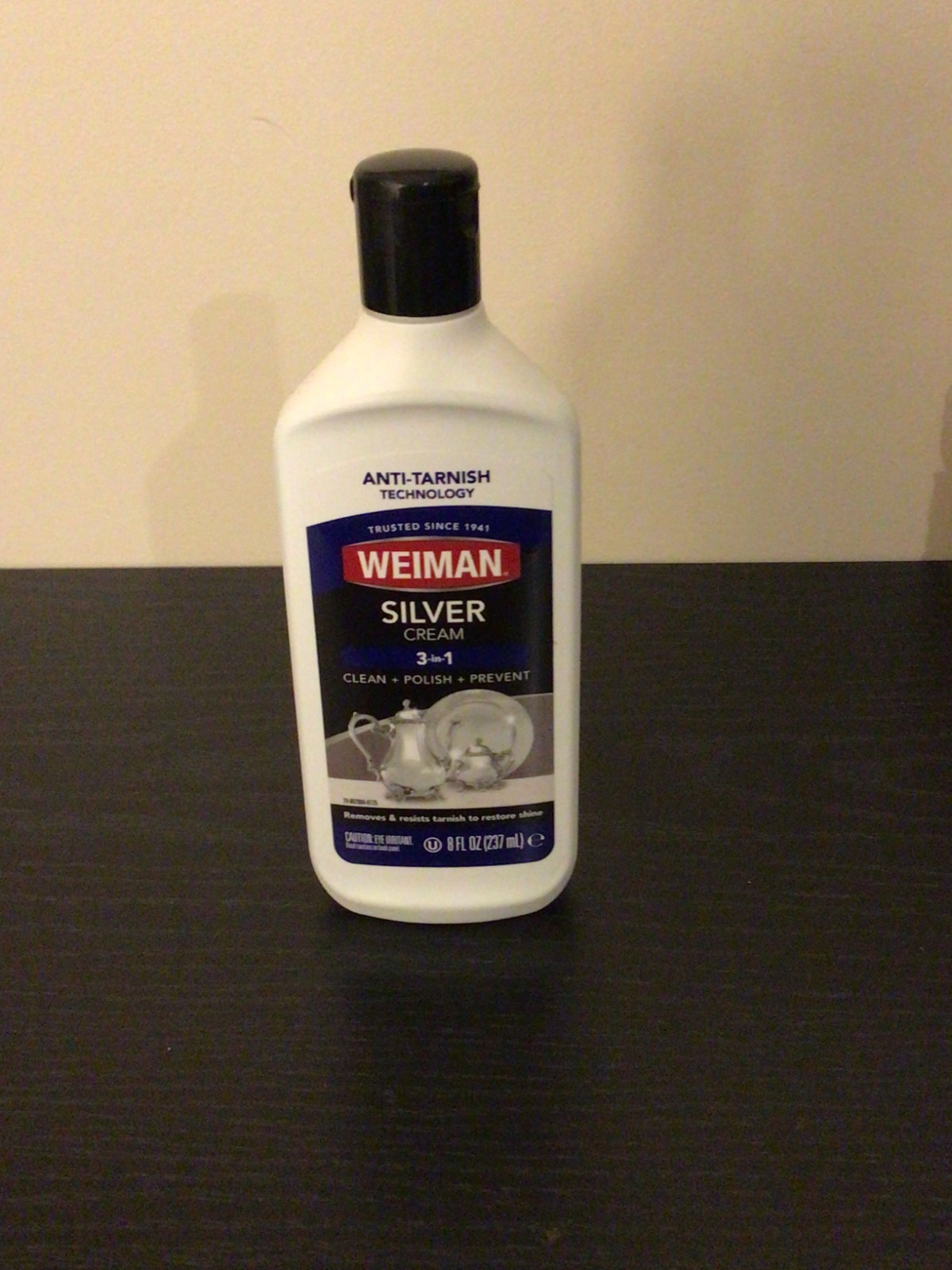 Weiman Silver Cream – 3 in 1 – Clean, Polish, Prevent 8 Fl Ounces Anti-tarnish