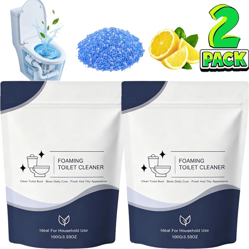 2PACK Restorabowl Foaming Cleaning Powder Fresh Scent Fast Dissolving Daily Care