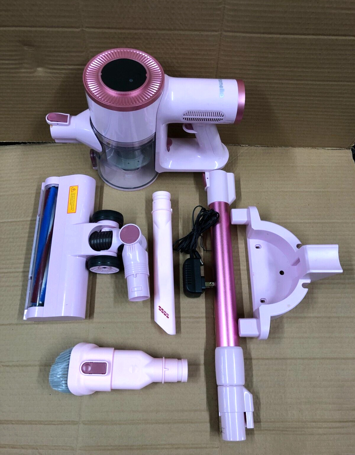 Homeika Cordless Vacuum Pink No Battery.