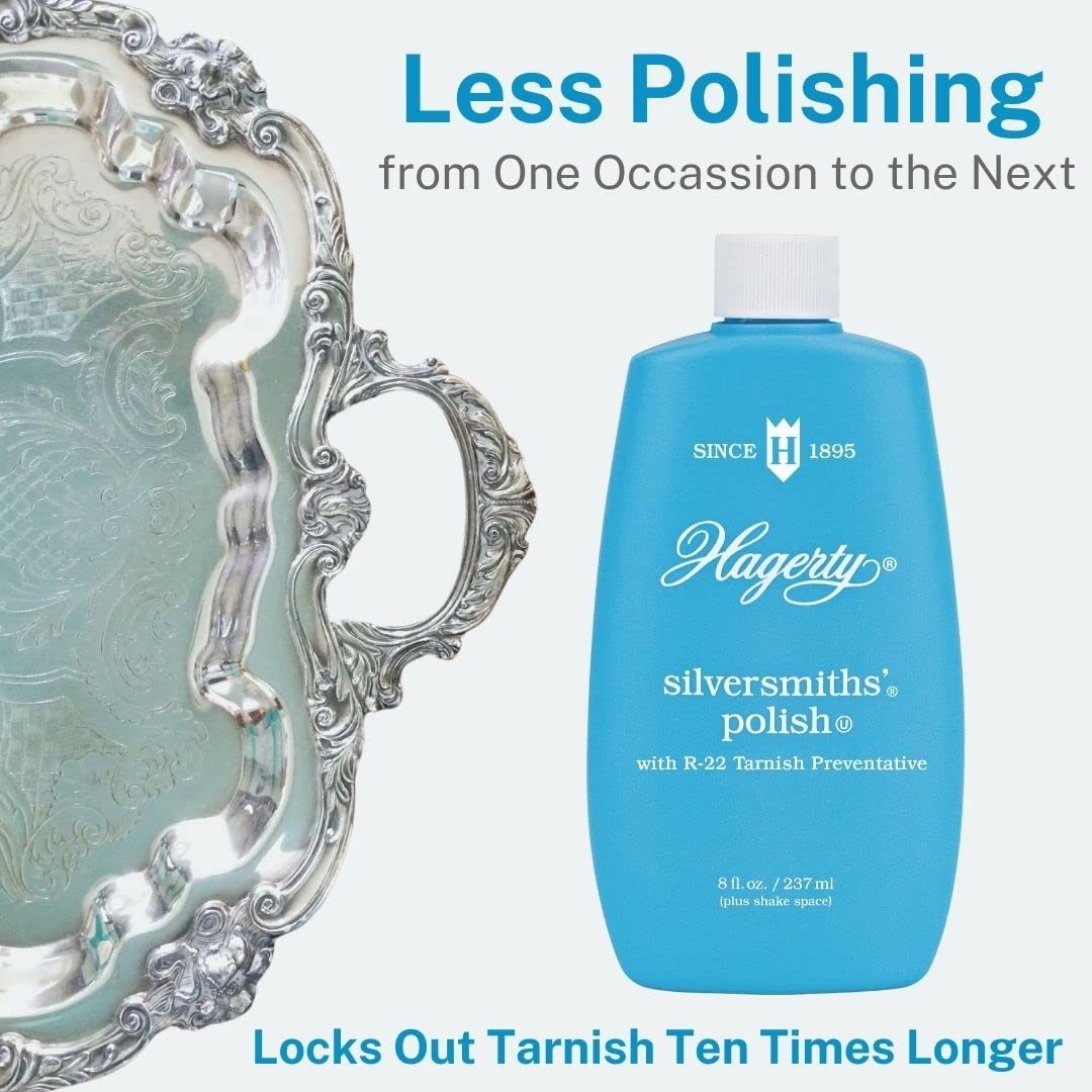 Silversmiths’ Polish, Professional Silver Cleaner and Tarnish Remover for Jewelr