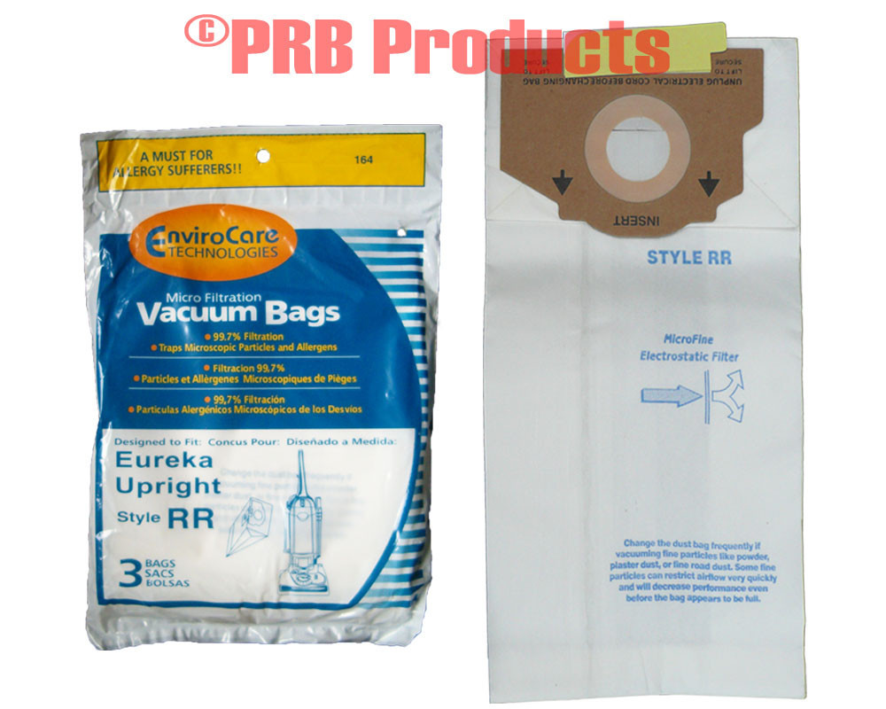 Type RR EUREKA Upright Allergy Vacuum Cleaner Bag 61115A Model Ultra Boss Smart
