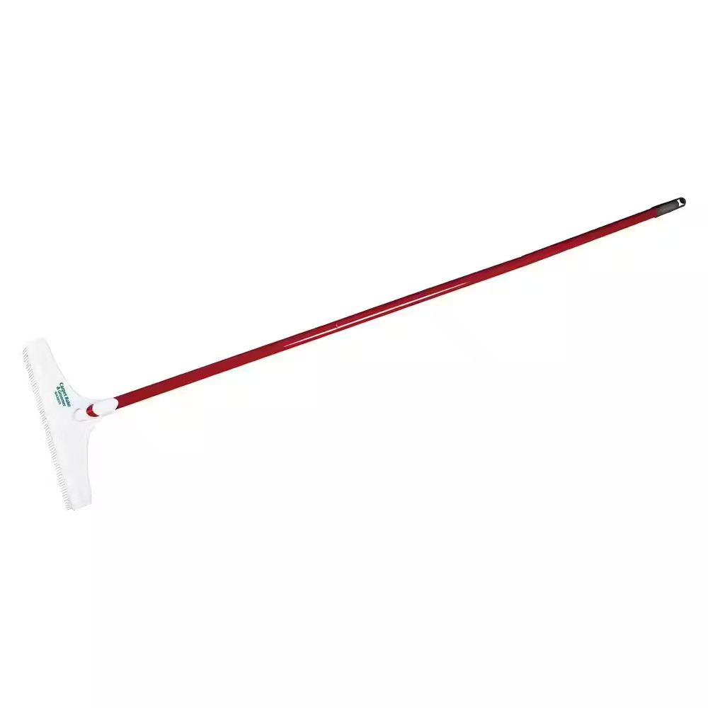 Carpet Rake and Groomer with 12 In. W Head and 51 In. Handle