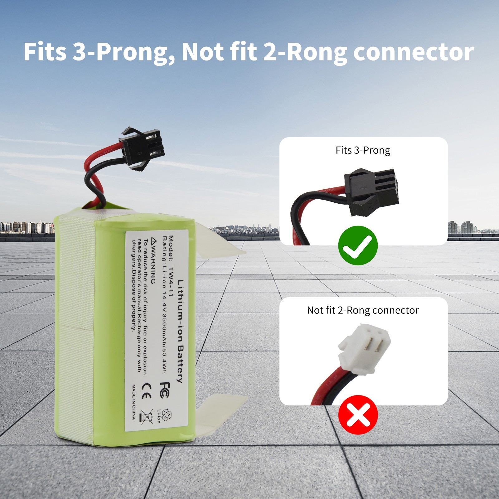 Replacement Battery for Eufy RoboVac 11/11S 12 15C 15T 25C 30C 35C 14.4V 3500mAh
