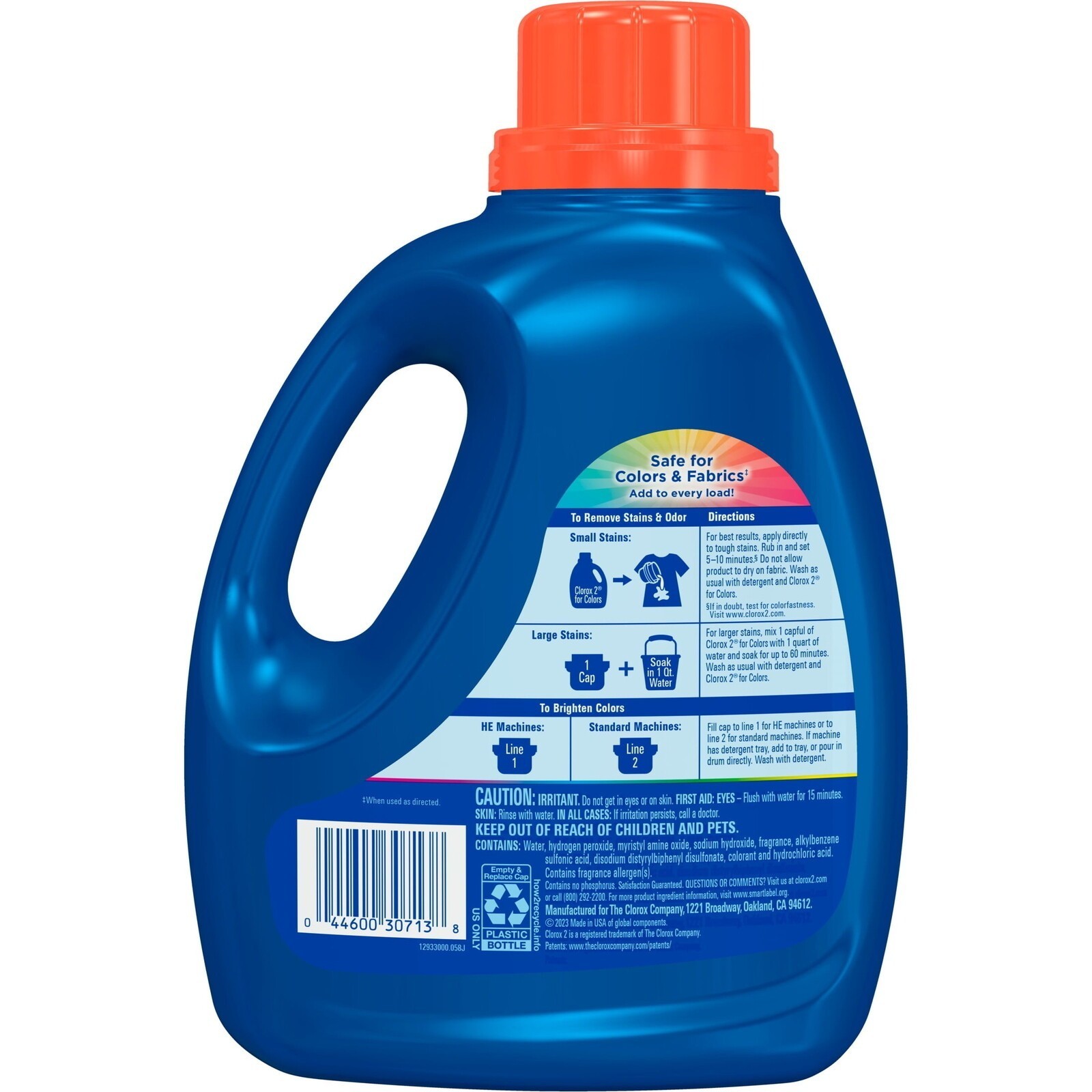 2 for Colors Stain Remover and Laundry Additive Bleach Free Original, 88 oz
