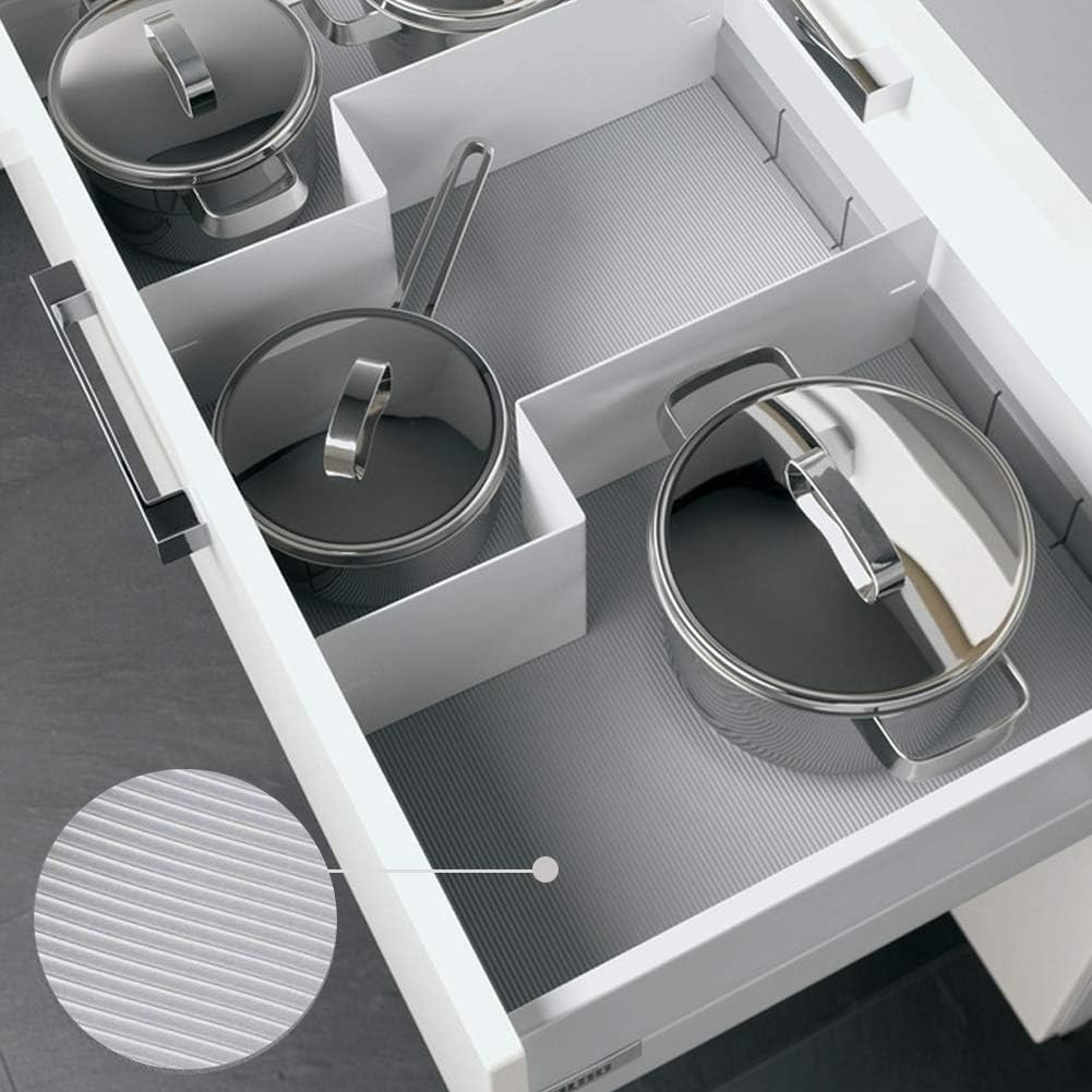 BALEINE Drawer & Shelf Liner 17.25″ x 20ft Non-Slip Cabinet Liner Roll
