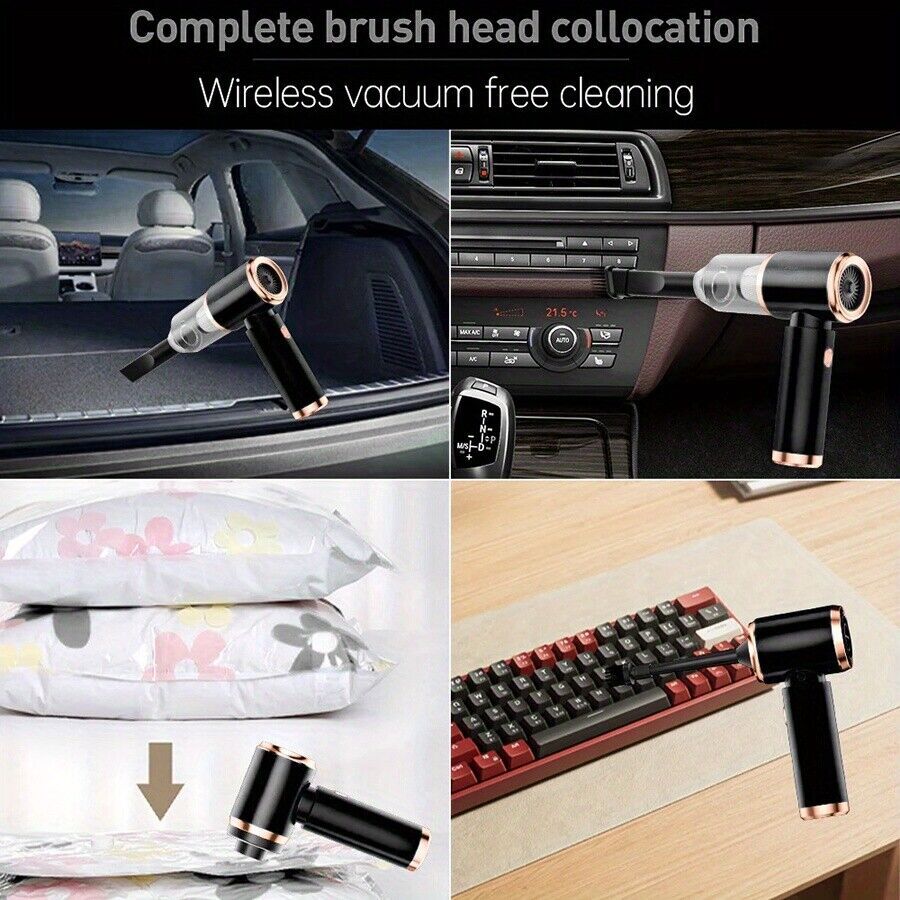 95000PA Cordless Hand Held Vacuum Cleaner Mini Portable Car Auto Home Wireless