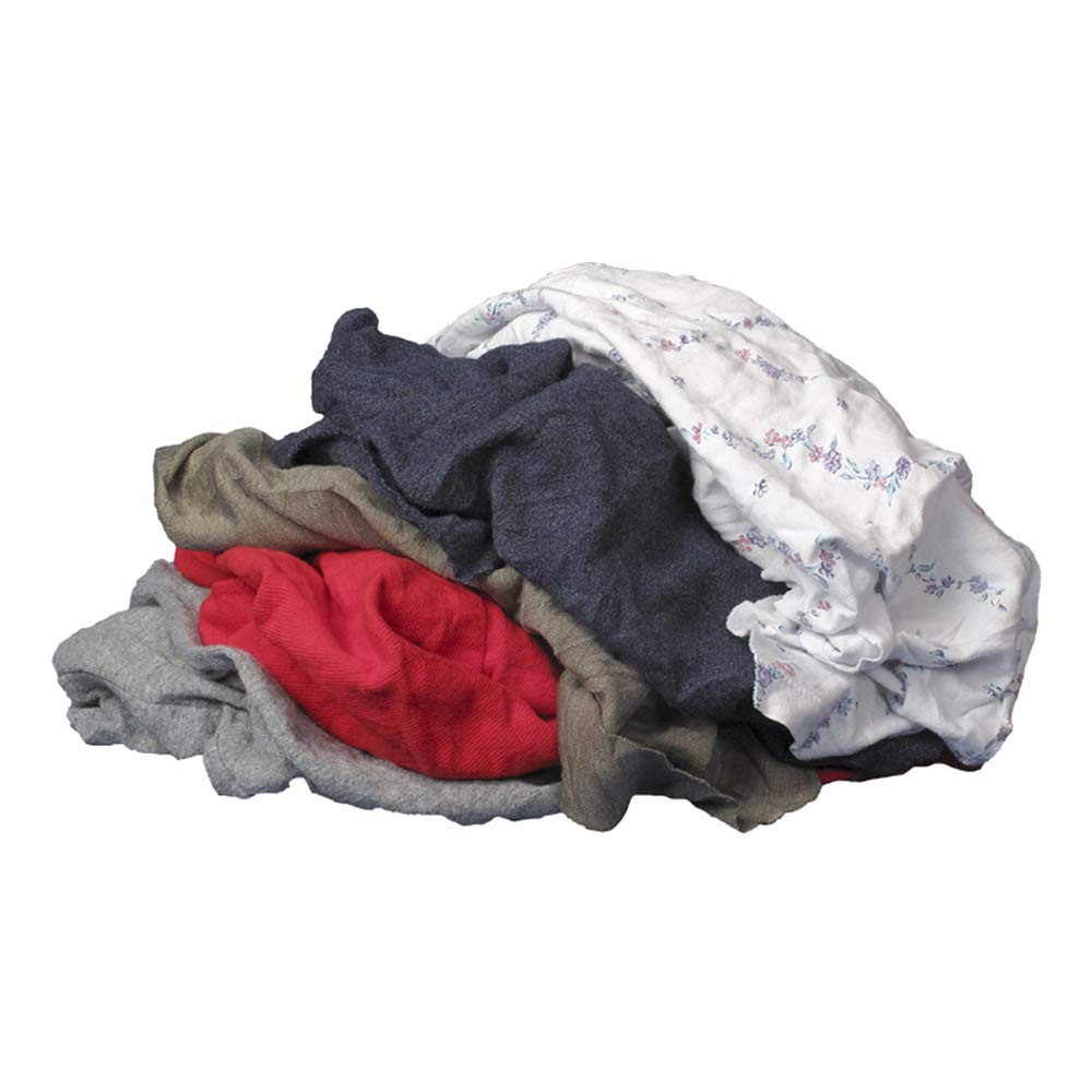 Recycled Multicolor Towel Rags 8 lb Bag All Purpose Cleaning Cloths