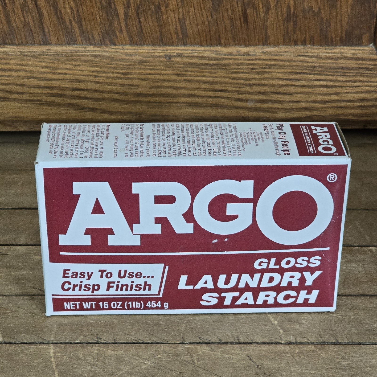ARGO Gloss Laundry Starch Red Removes Greasy Spots 16oz Exp. 02/2022