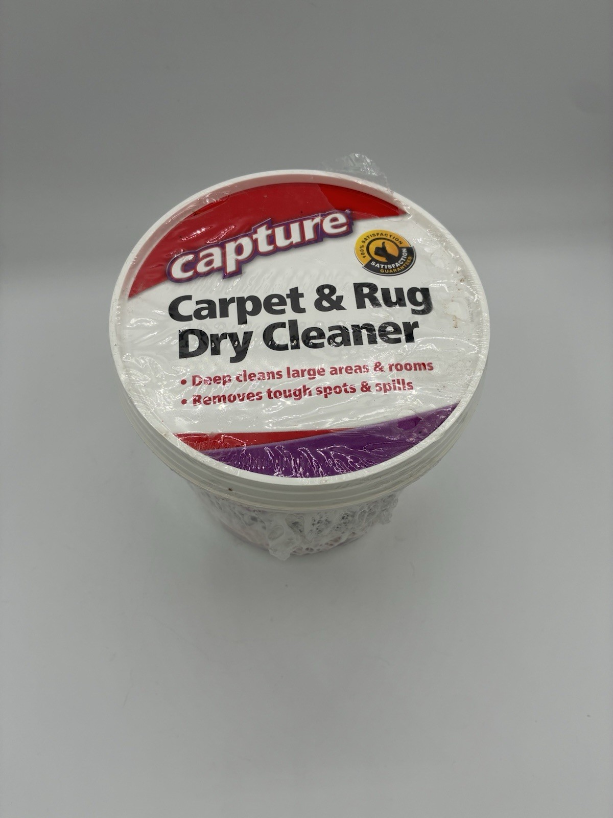 Capture Carpet & Rug Dry Cleaner Powder 2.5 lbs Deep Clean Stain Remover Tub New
