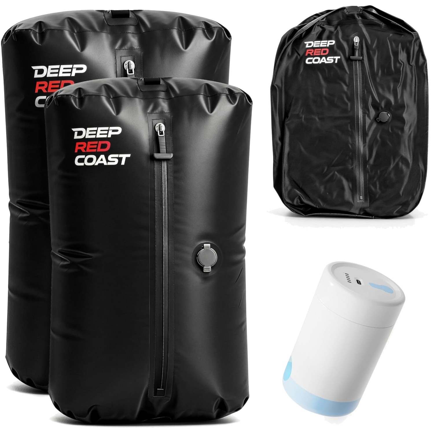 Vacuum Bags for Travel with Pump, 12GAL Compression Packing Cubes with Adjust…