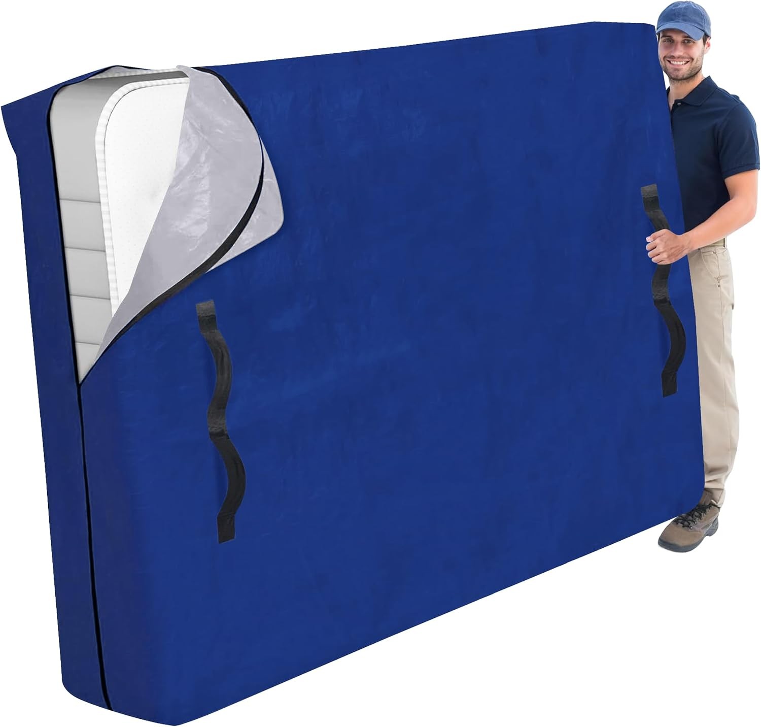Family Mattress Bags for Moving with 8 Handles – 170GSM Extra-Thick