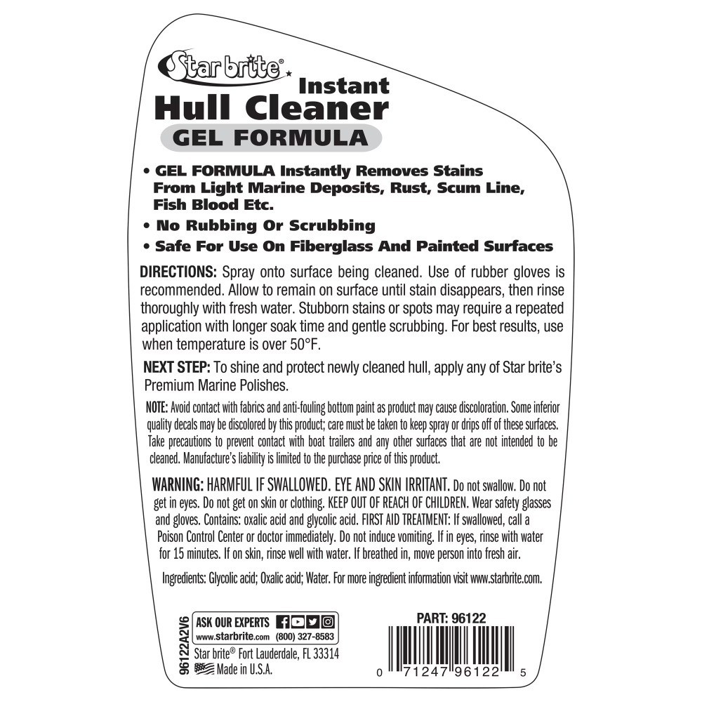 Instant Boat Hull Cleaner Easy to Use Formula