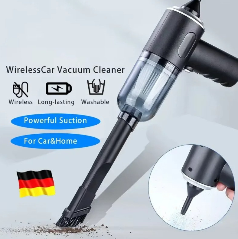 1pc Portable Wireless Car & Home Vacuum Cleaner 120W High Power – NEW