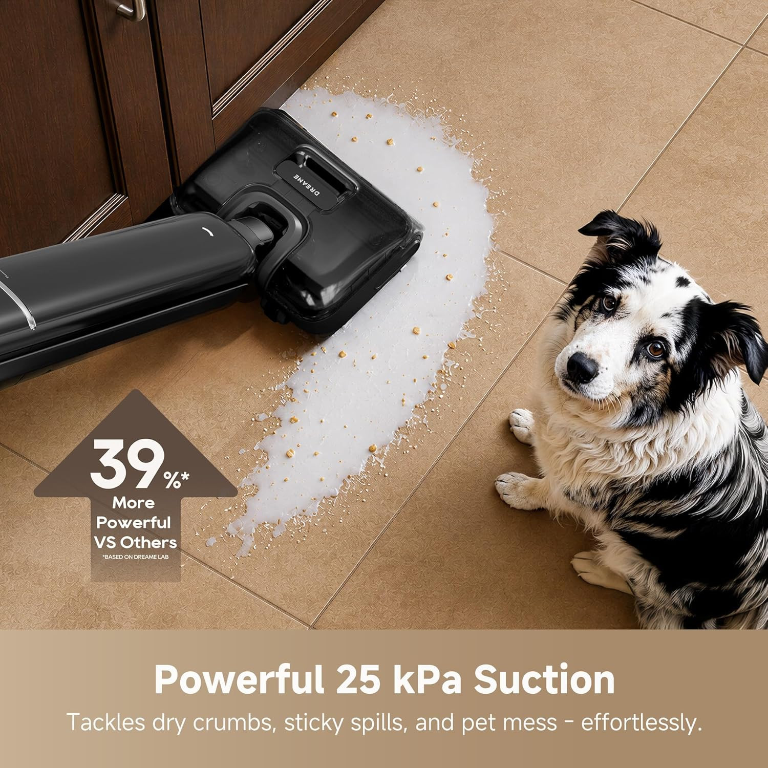 DREAME Aero Wet Dry Vacuum Cleaner, All-in-ONE Vacuum Mop for Wet & Dry Messes,