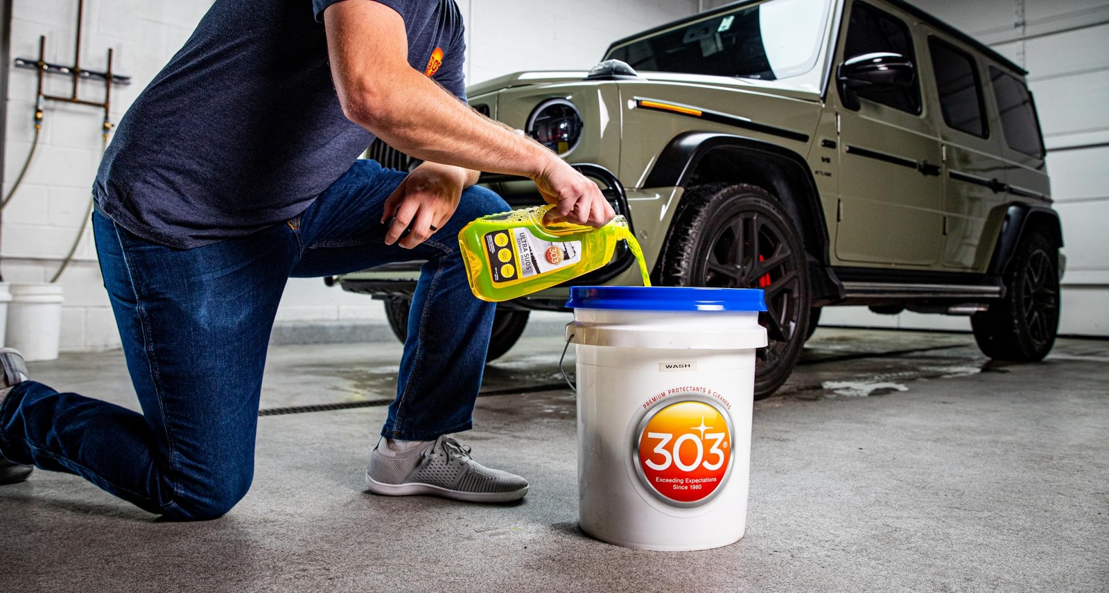 303 Products Ultra Suds Ceramic Car Wash Soap – 48 Fl Oz (Pack of 1), Yellow