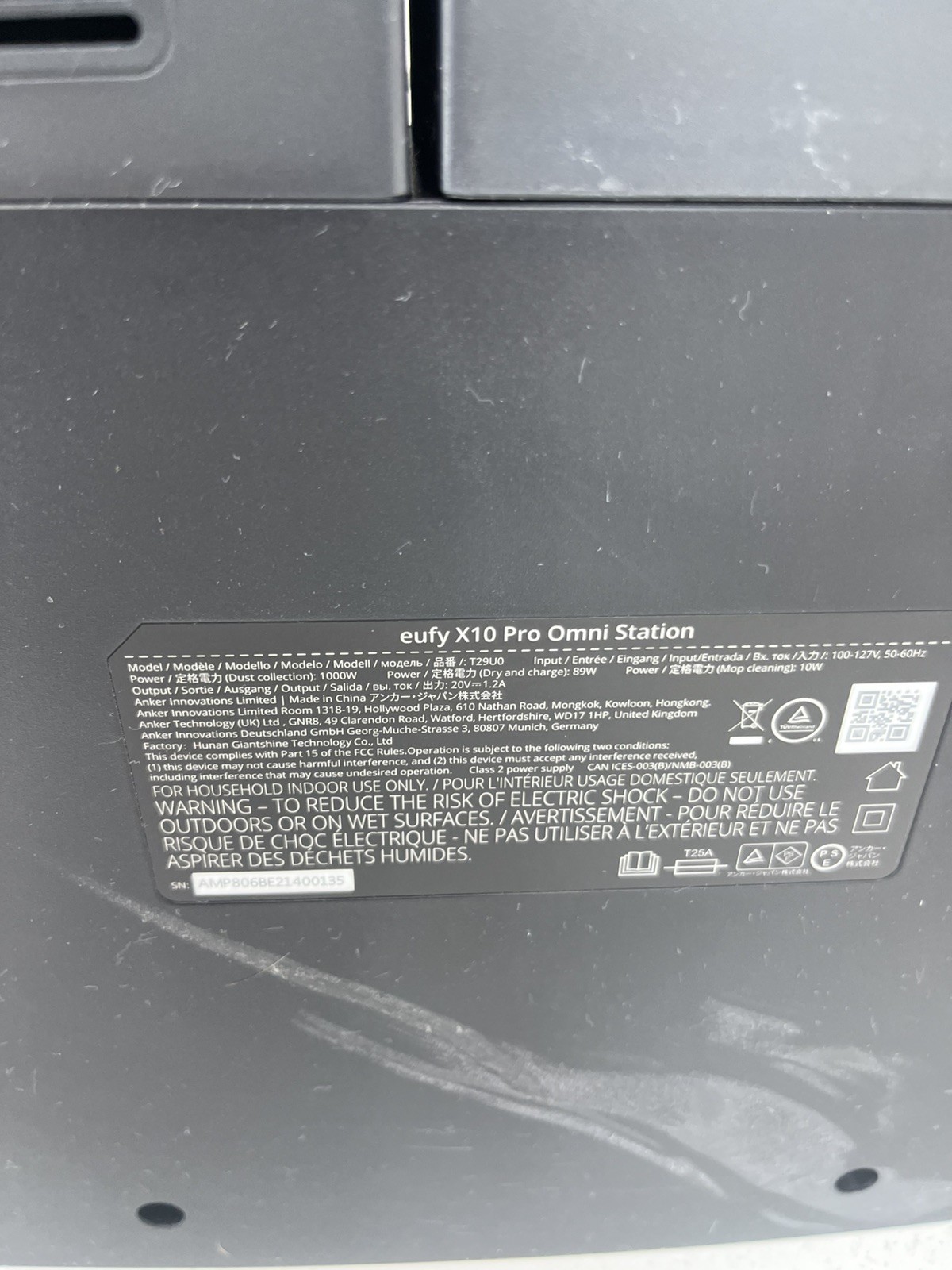 eufy X10 Pro Omni Robot Vacuum Dual Mops Wash&Dry 8000Pa Self Emptying