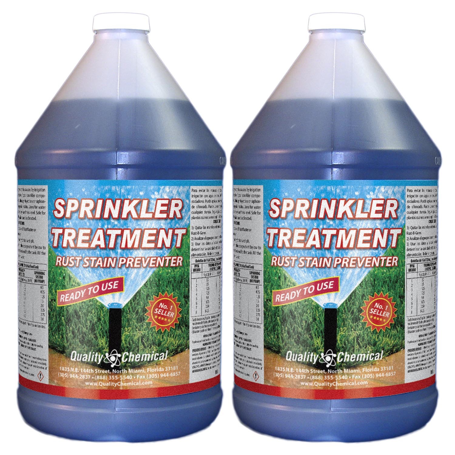 Sprinkler Treatment Rust Stain Preventer – 2 Gallon Case