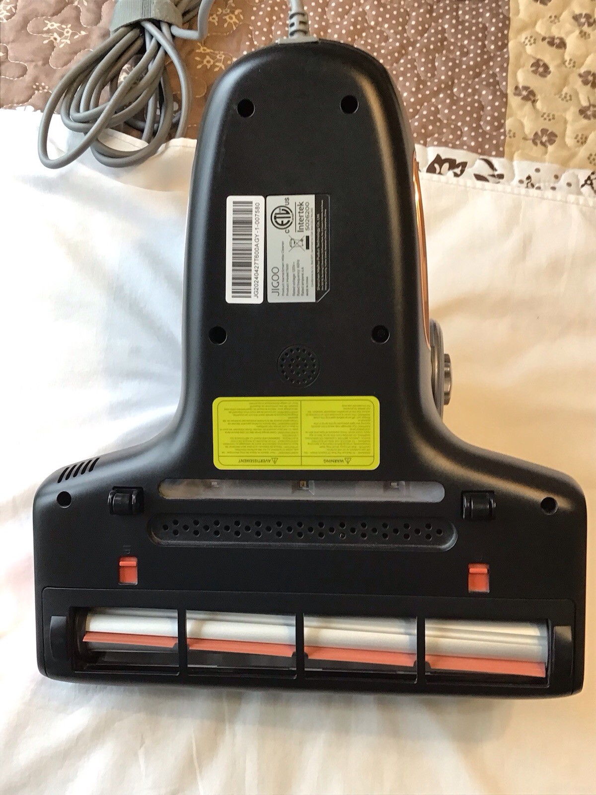 T600 BED VACUUM CLEANER WITH UV-C LIGHT, 15KPA SUCTION 700W PEREFUL DOUBEL CUP