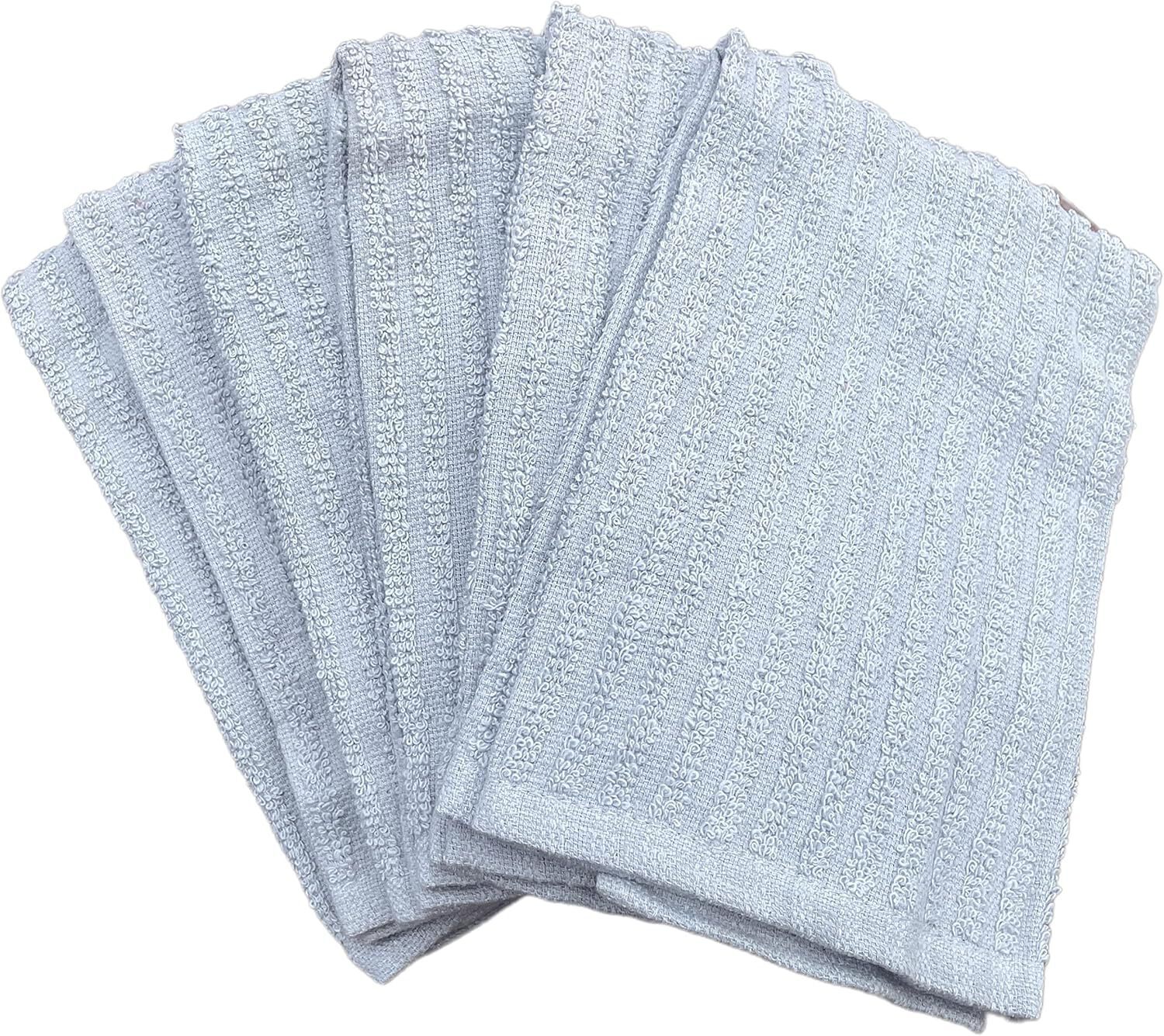 100% Cotton Bar Mop Kitchen Towels, Quick Dry,| Super Absorbent 16 x 19 Inch.