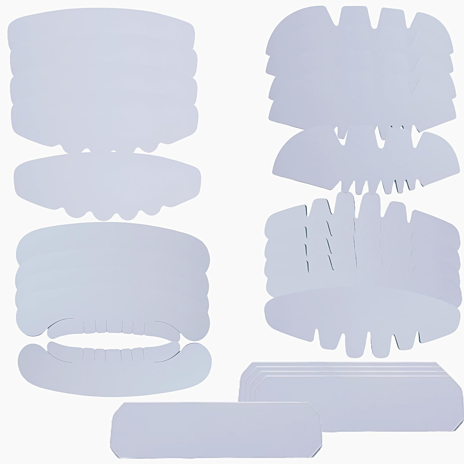25 Pcs Baseball Caps Inserts Shapers, 5 Design Cardboard Hat Support Brim Hol…