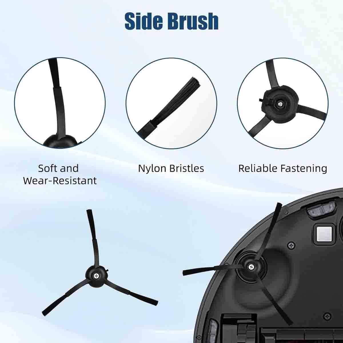 17 Pack Accessories Compatible With Roborock Qrevo Plus Vacuum Robot Parts