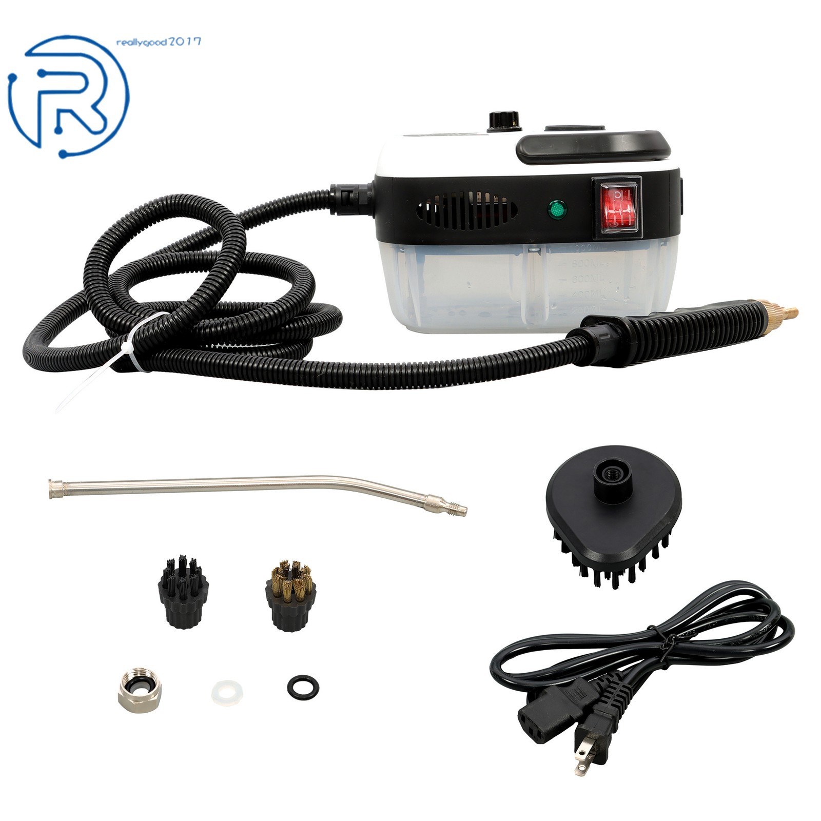 2500w 110v 1000ml White Portable High Temperature & High Pressure Steam Cleaner