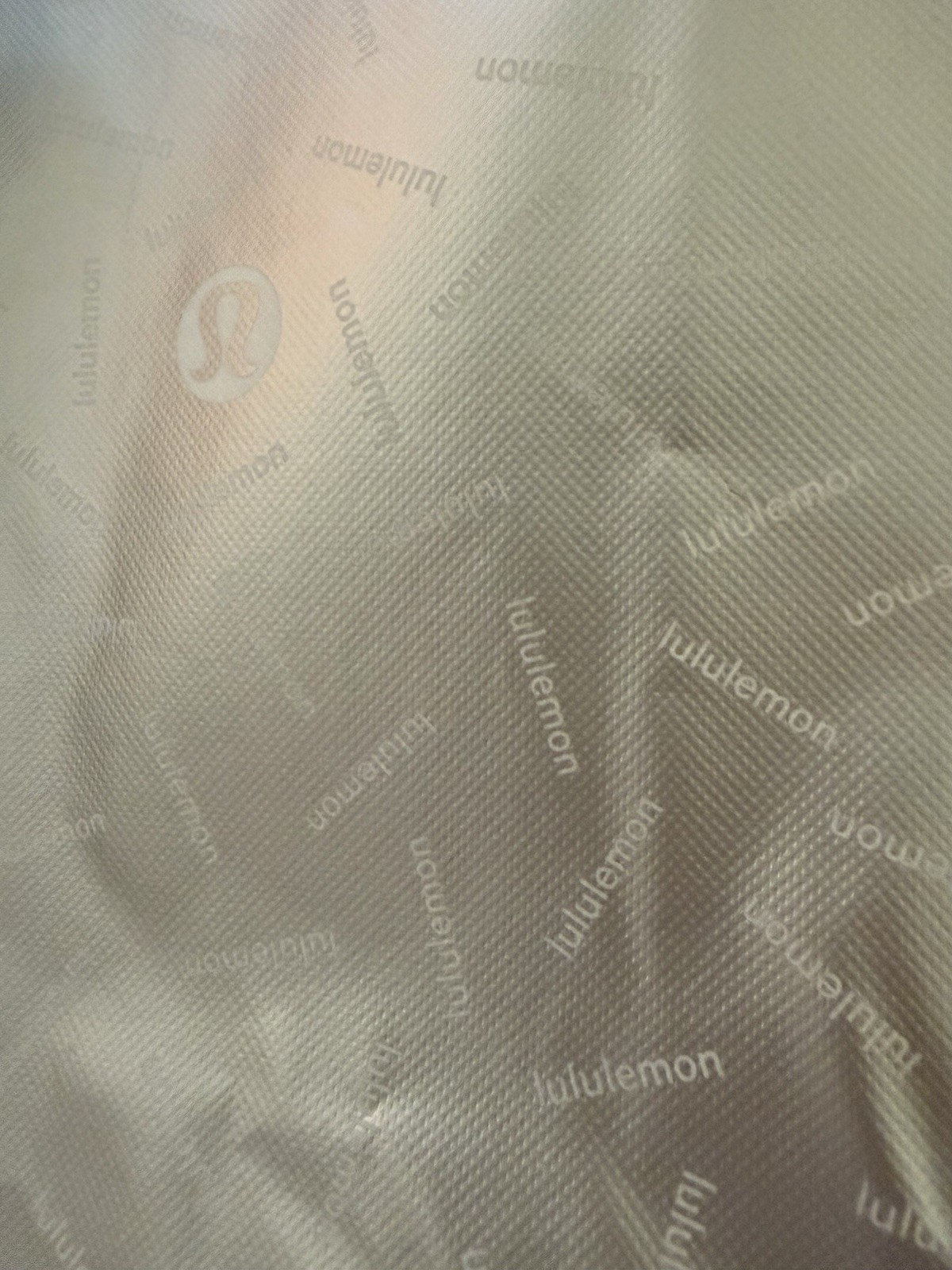 Lululemon Reusable Shopping Tote Bag Set Of 3 12”x9” Red, Silver Black And White
