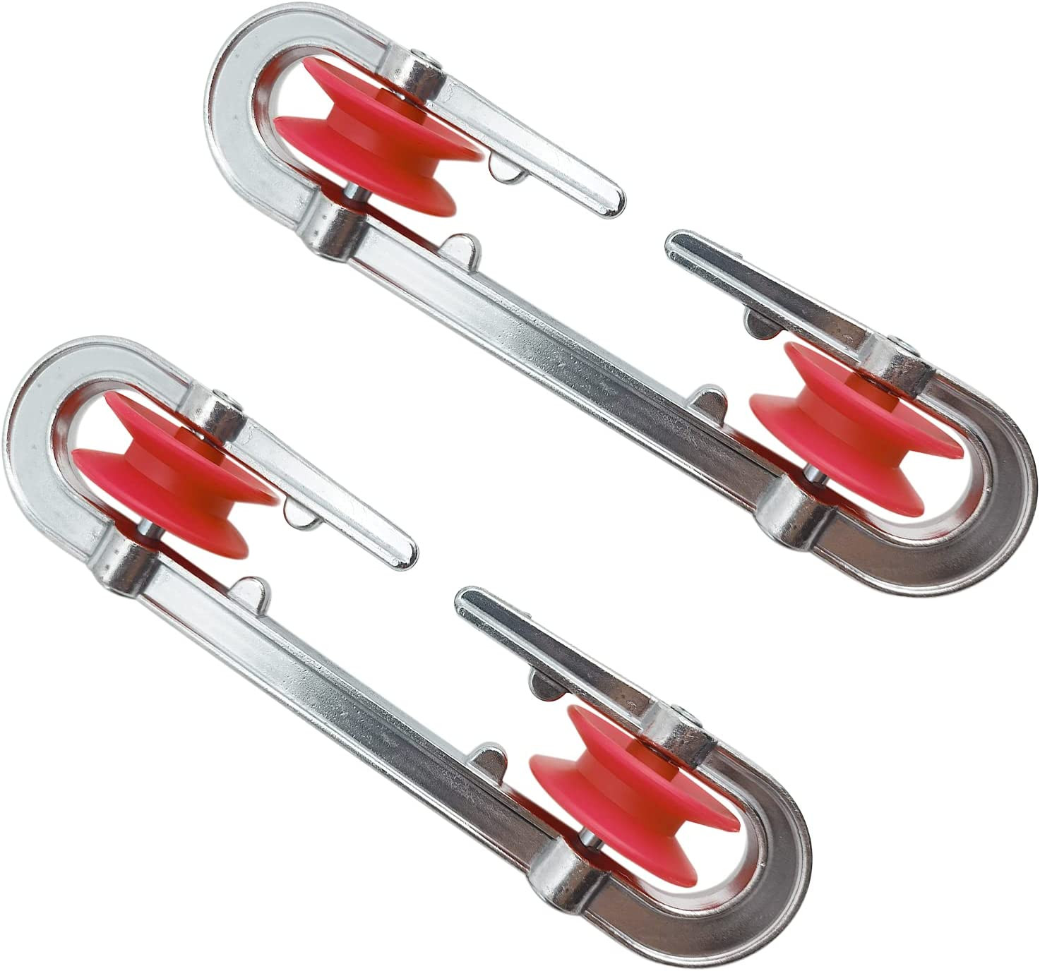 2PK Aluminum Clothesline SpreaderPulley Clothesline Accessories for Heavy Loads
