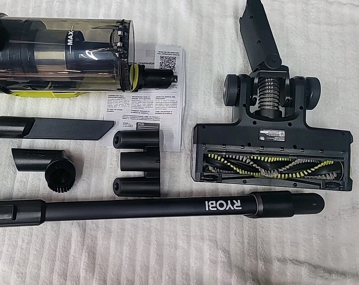 Ryobi HP18V Wireless Brushless Stick Vacuum Slightly used NO Battery Charger