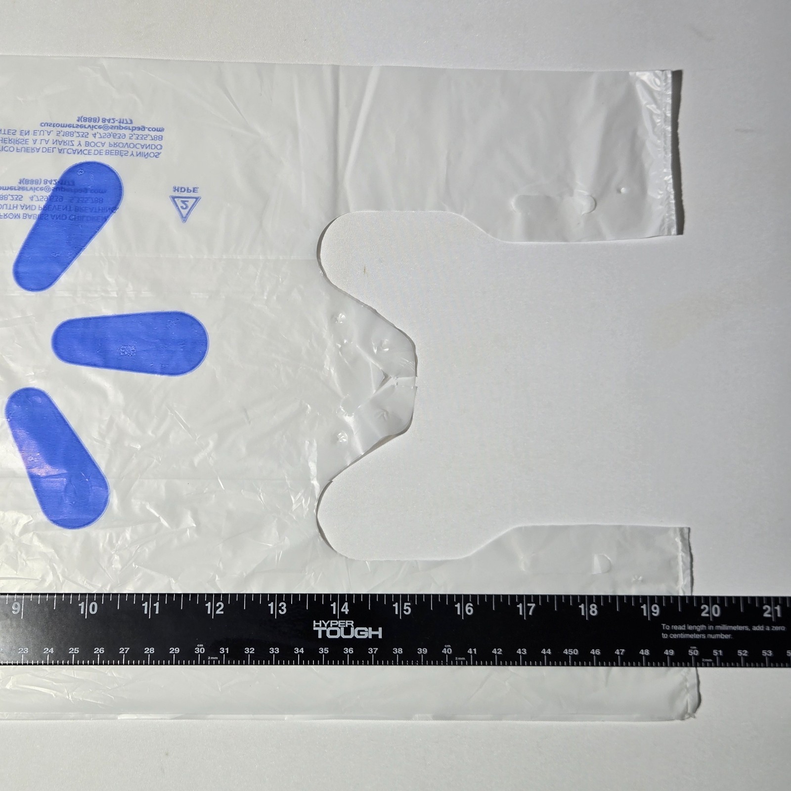 Walmart White Plastic Grocery Shopping Bags 11×14 Choose Number Crafts Trash