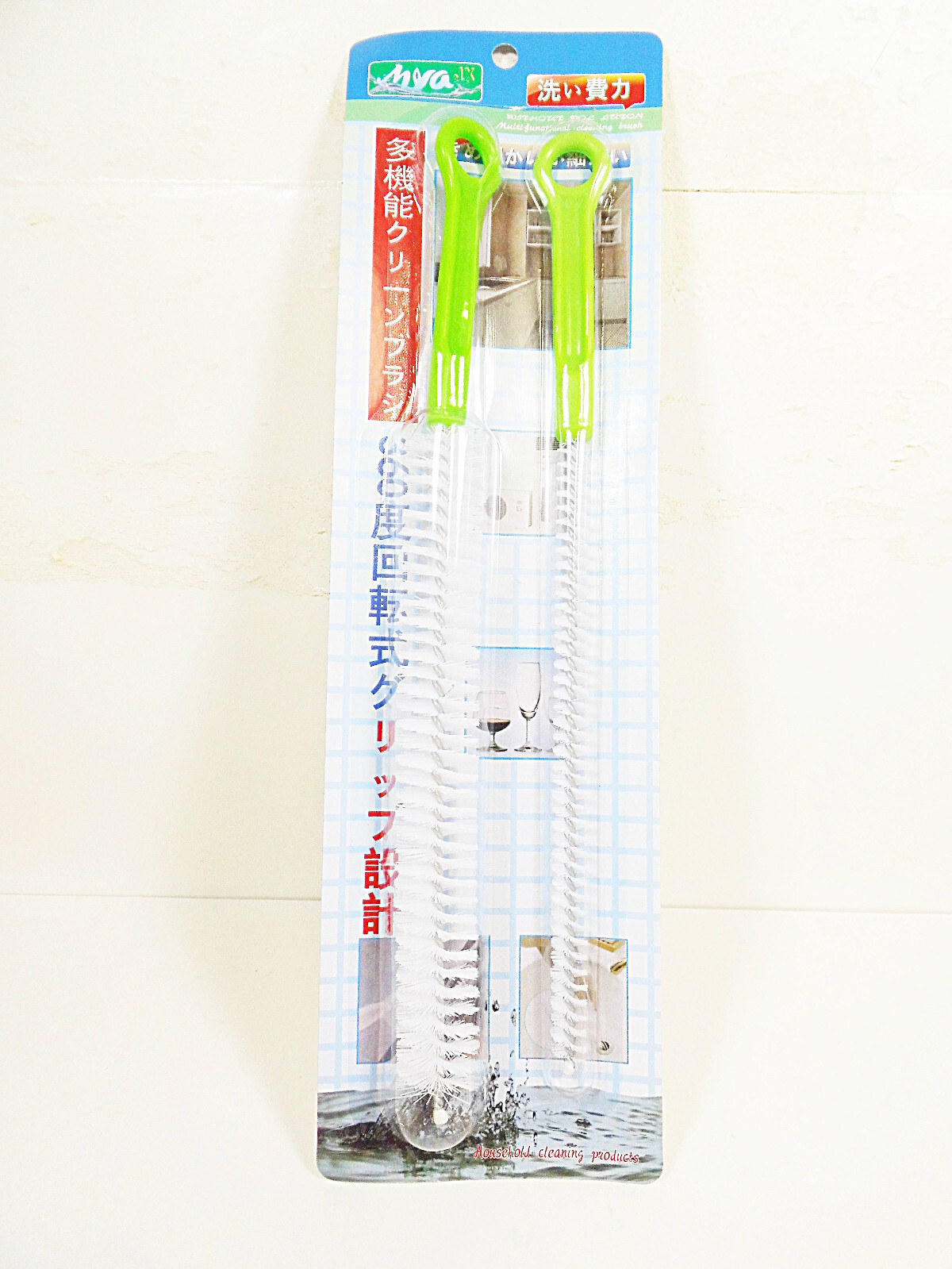 Spout Cleaning Brushes 12 inch Long Wide and Narrow Scrubbing Brush Round Tube
