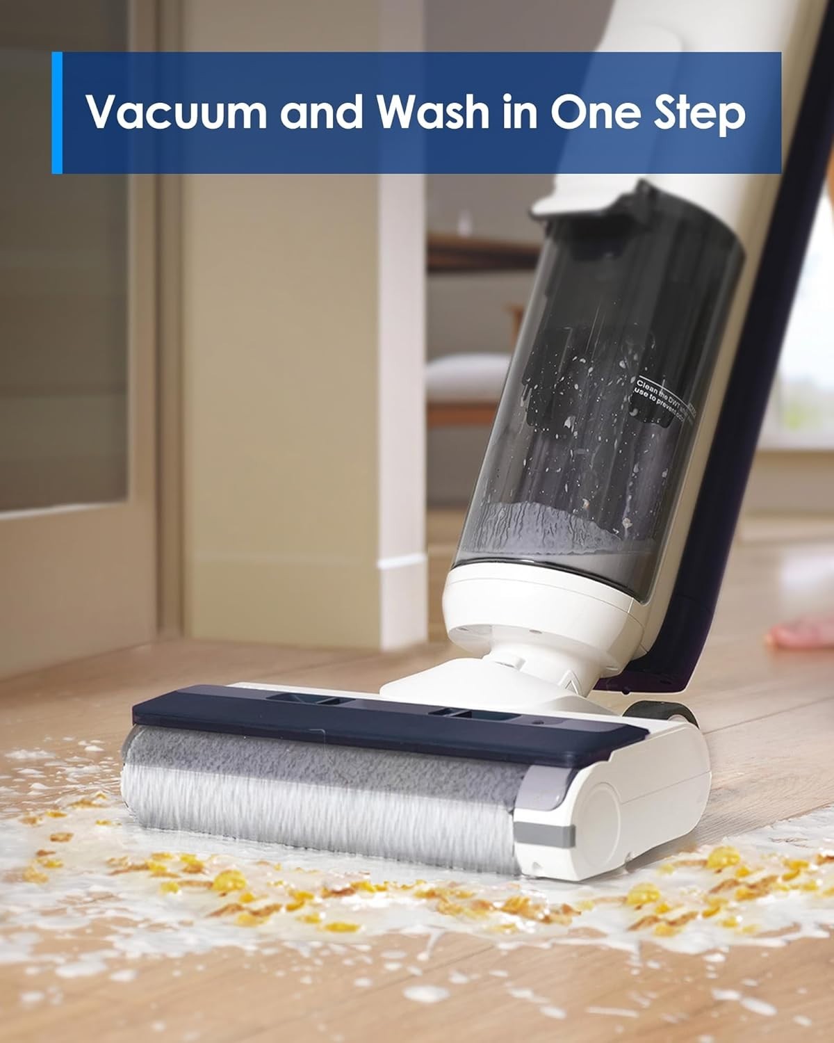 Tineco iFLOOR 5 Breeze Complete Wet Dry Vacuum Cordless Floor Washer, Edge Clean