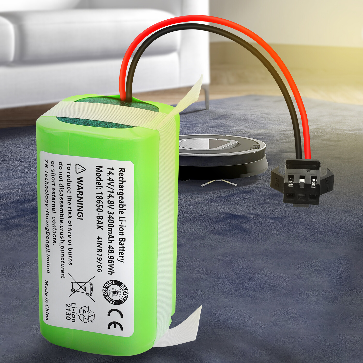3400mAh Battery For Eufy RoboVac 11 11C 11S Max 12 15T 15C Max,25C,30,30C 35C