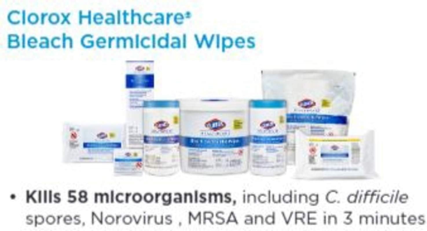 6 in. x 5 in. Unscented Bleach Germicidal Disinfecting Wipes, Canister (150-Coun