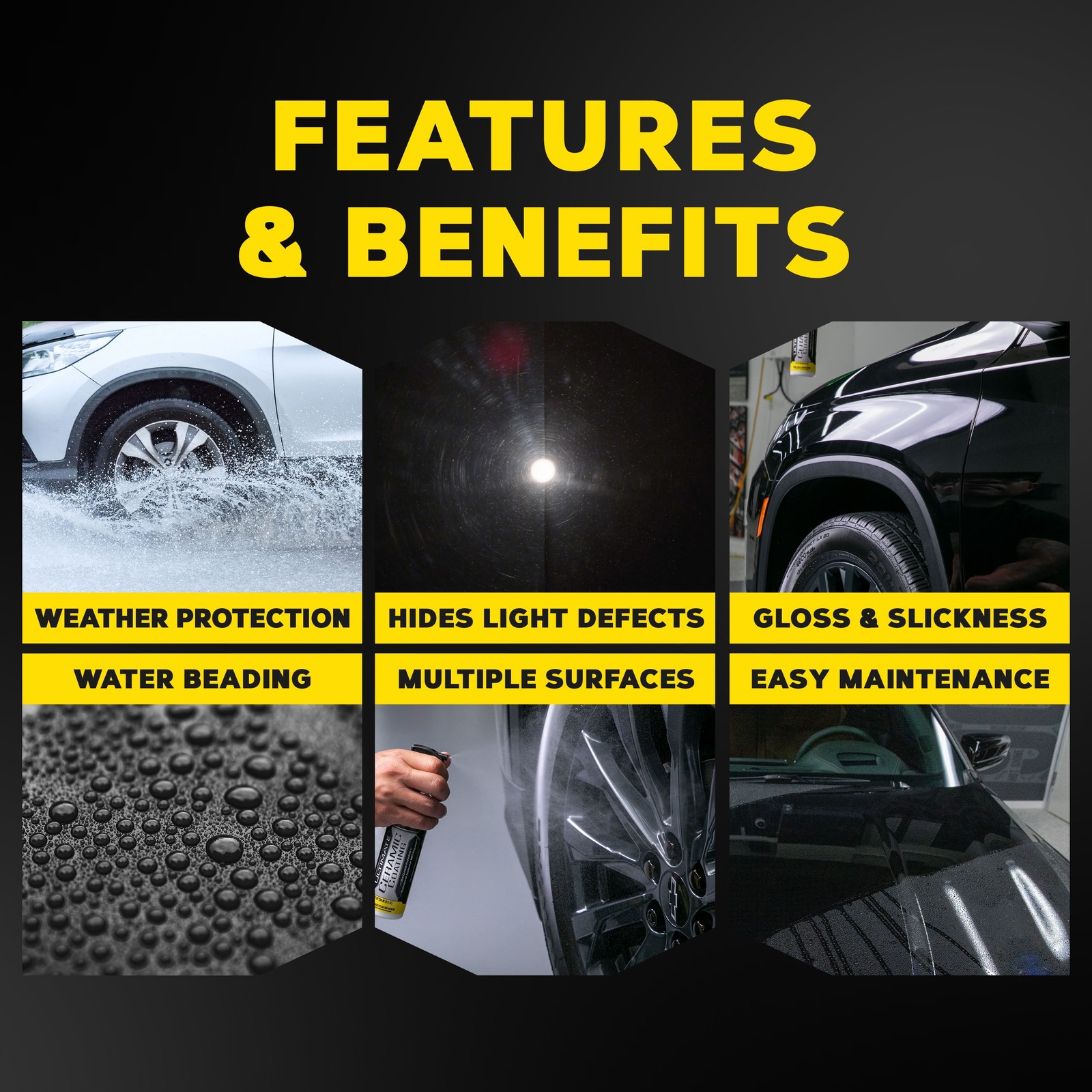 Meguiar’s Ultimate Ceramic Coating Kit, Ceramic Protection, Includes Premium