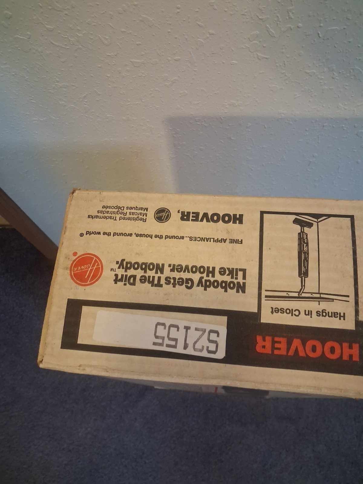 Vintage NOS Hoover Quik Broom Supreme S2155 NIB