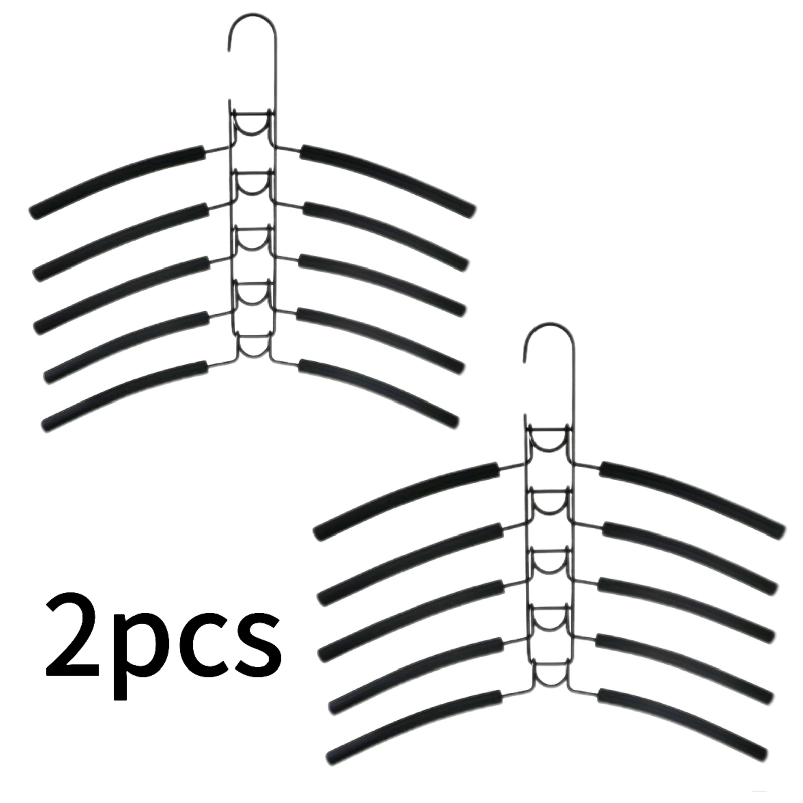 Magic Pants Hangers Space Saving 4 Pack For Closet Multiple Layers Multifunction