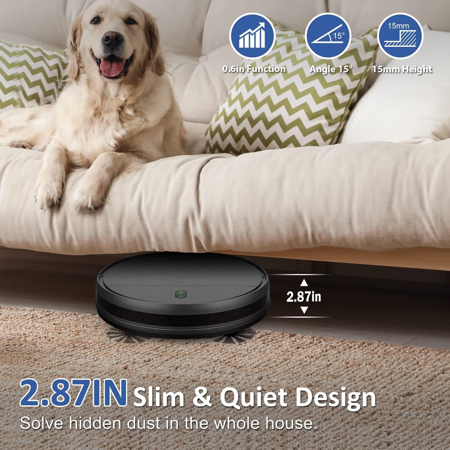 Robot Vacuum and Mop Combo, 2 in 1 Robot Mop and Vacuum, Robotic Vacuum / ALexa