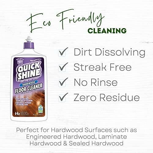 Quick Shine 2 Pack Smart Combo- Includes 1 Hardwood Floor Cleaner 27 FL oz