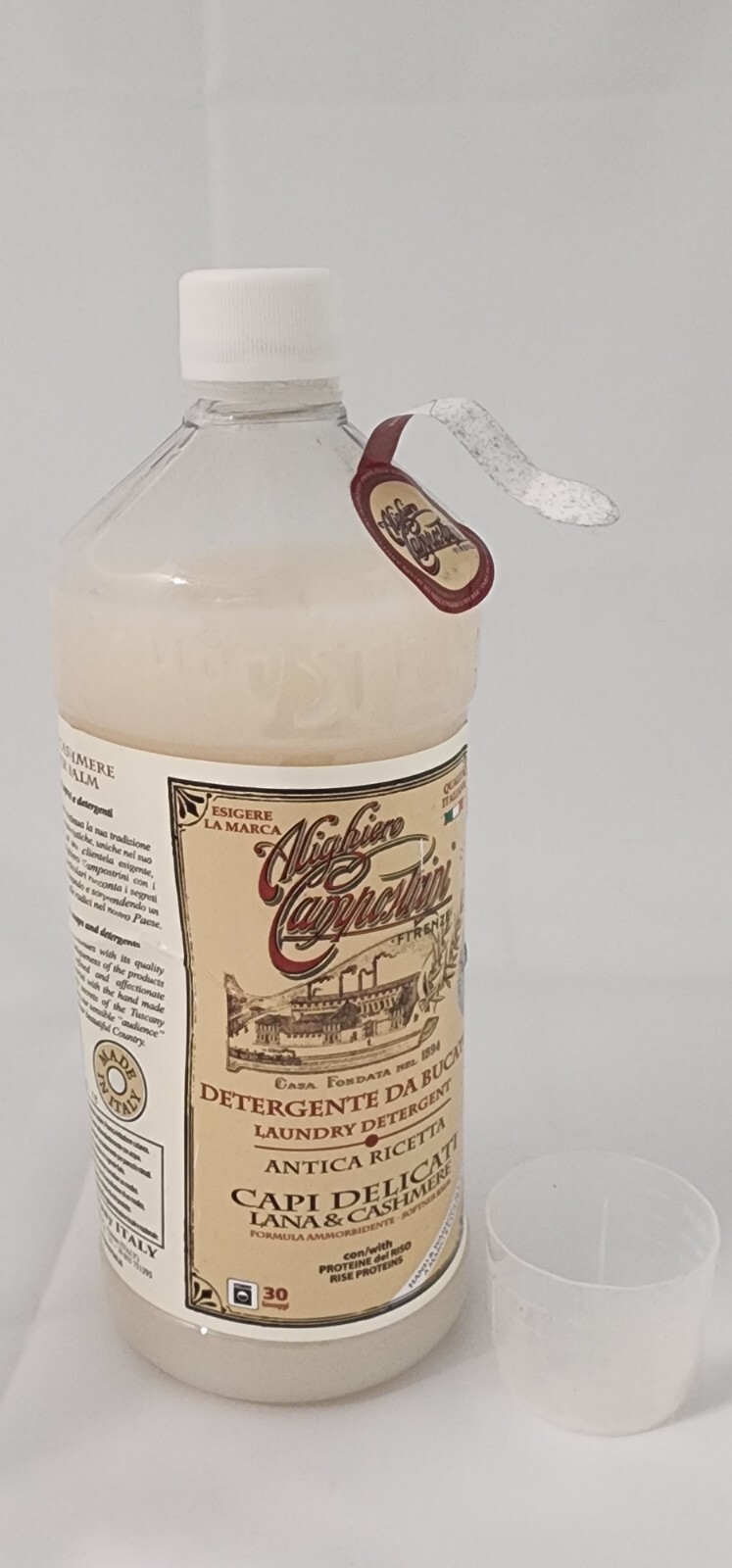 Alighiero Campostrini Cashmere, Wool Delicates Shampoo Detergent 33oz Made Italy