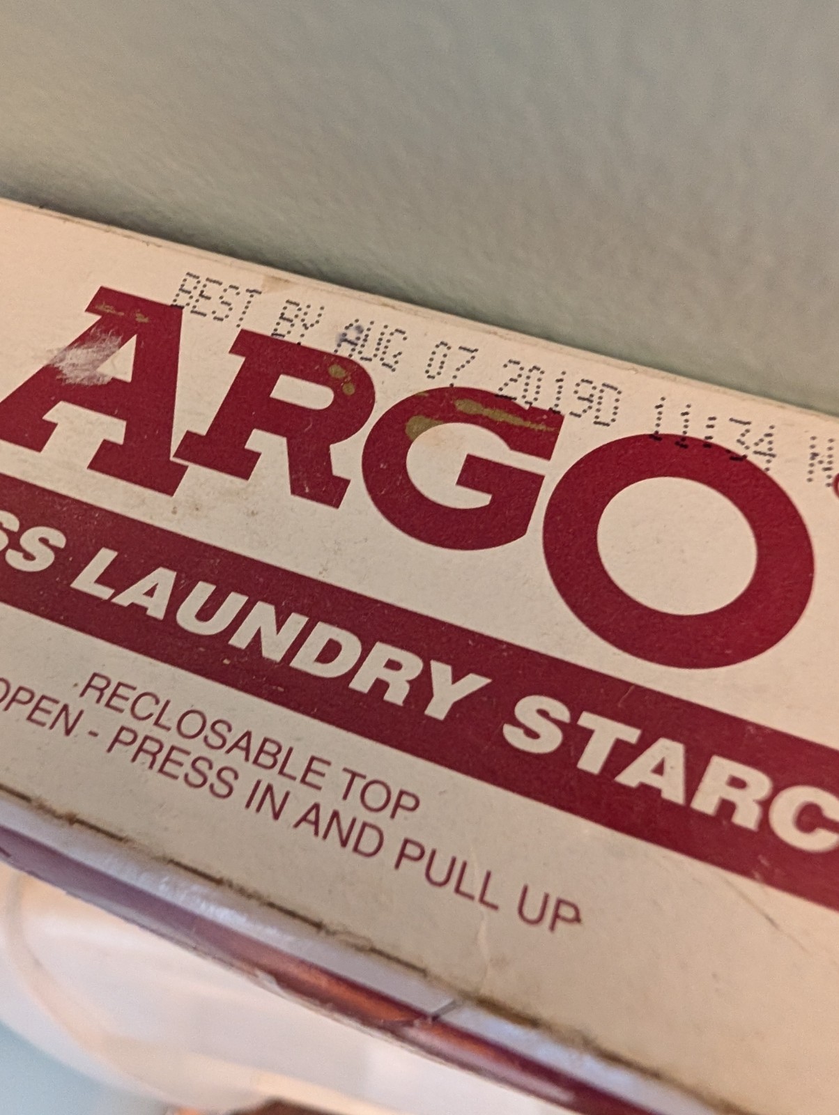 ARGO Gloss Laundry Starch Remove Greasy Spots (5592916) LOT of 3!! Expired.