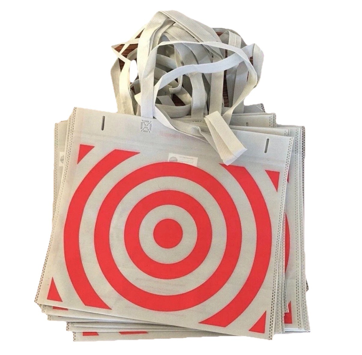 10 CT Lot of NEW Reusable Target Grocery Shopping Bags/Totes Washable