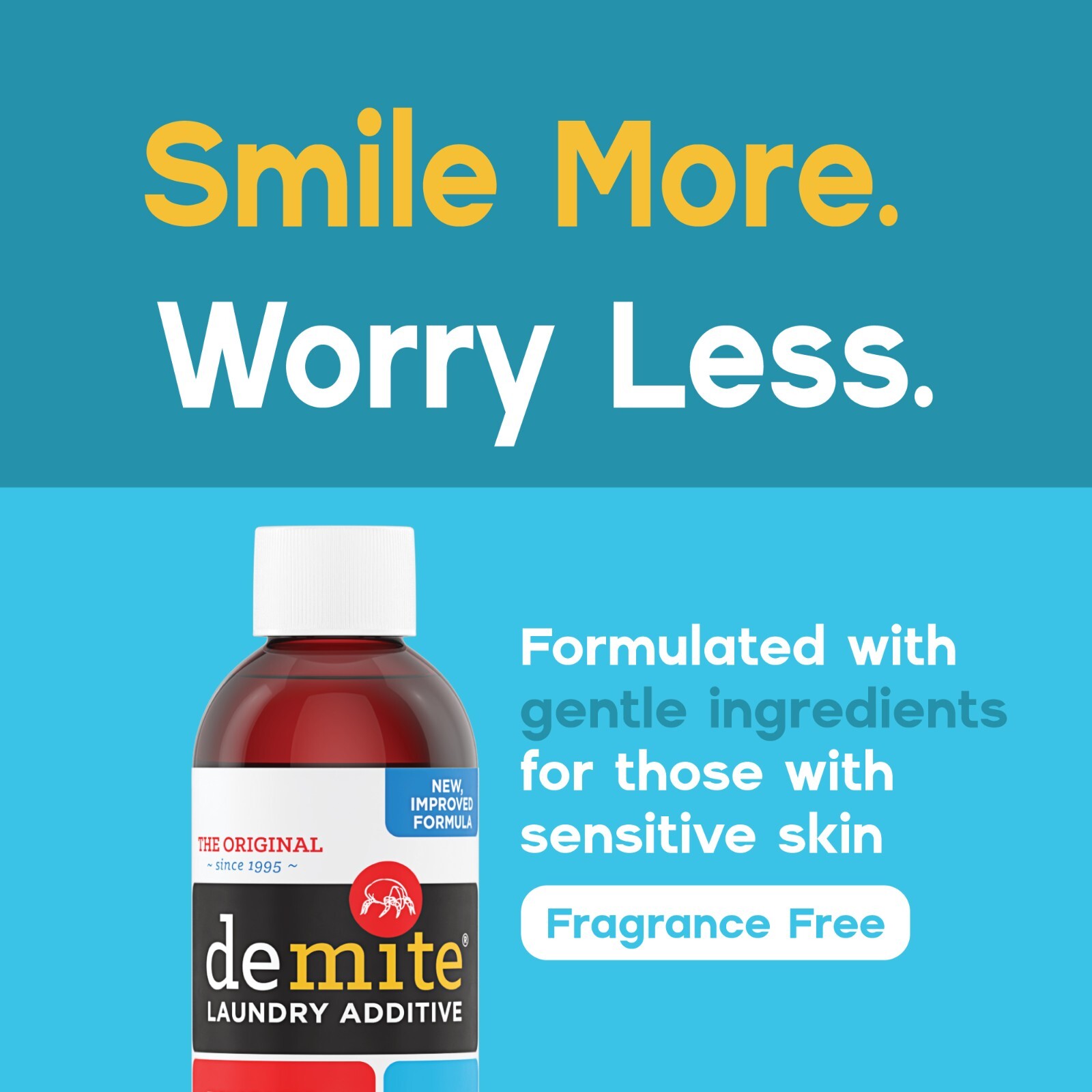 DeMite Laundry Additive (8 oz) Allergen Eliminator w/ Bonus eBook & Expert Tips