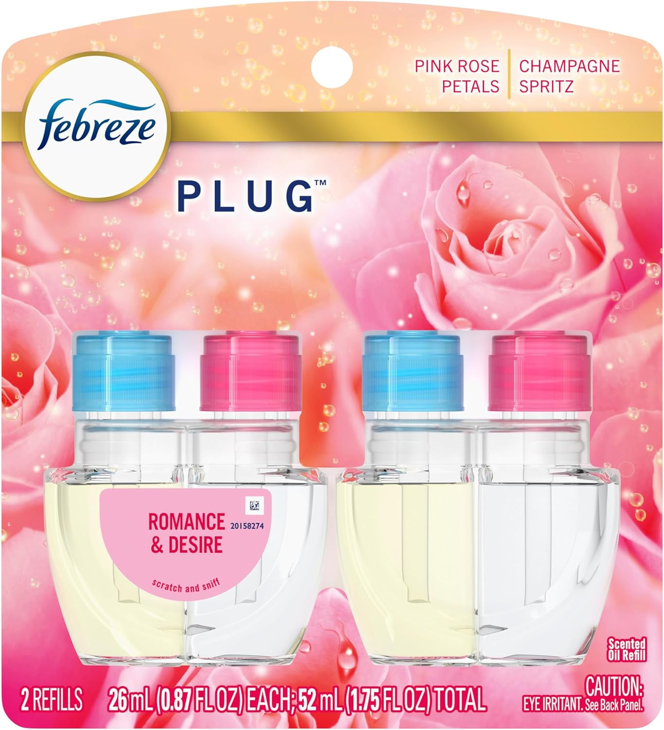Febreze Plug in Air Freshener, Odor-Fighting Scented Oil Refill, Air Fresheners